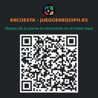 Encuesta Manejo de la pierna no dominante en el fútbol base