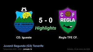 Vídeo de Fútbol Masculino en Santa Cruz de Tenerife categoría juvenil cd-igueste-regla-tfe-juvenil-segunda-g3-tenerife-highlights
