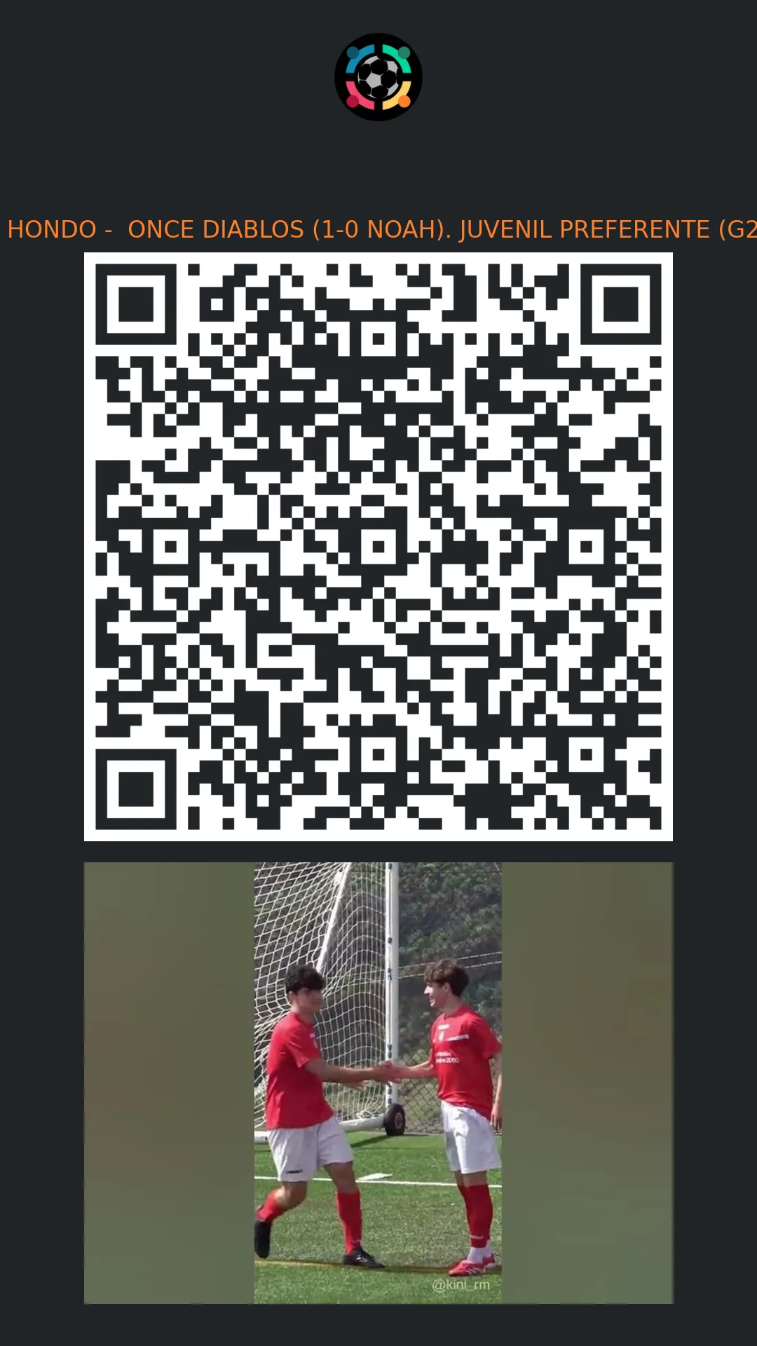 QR de la página