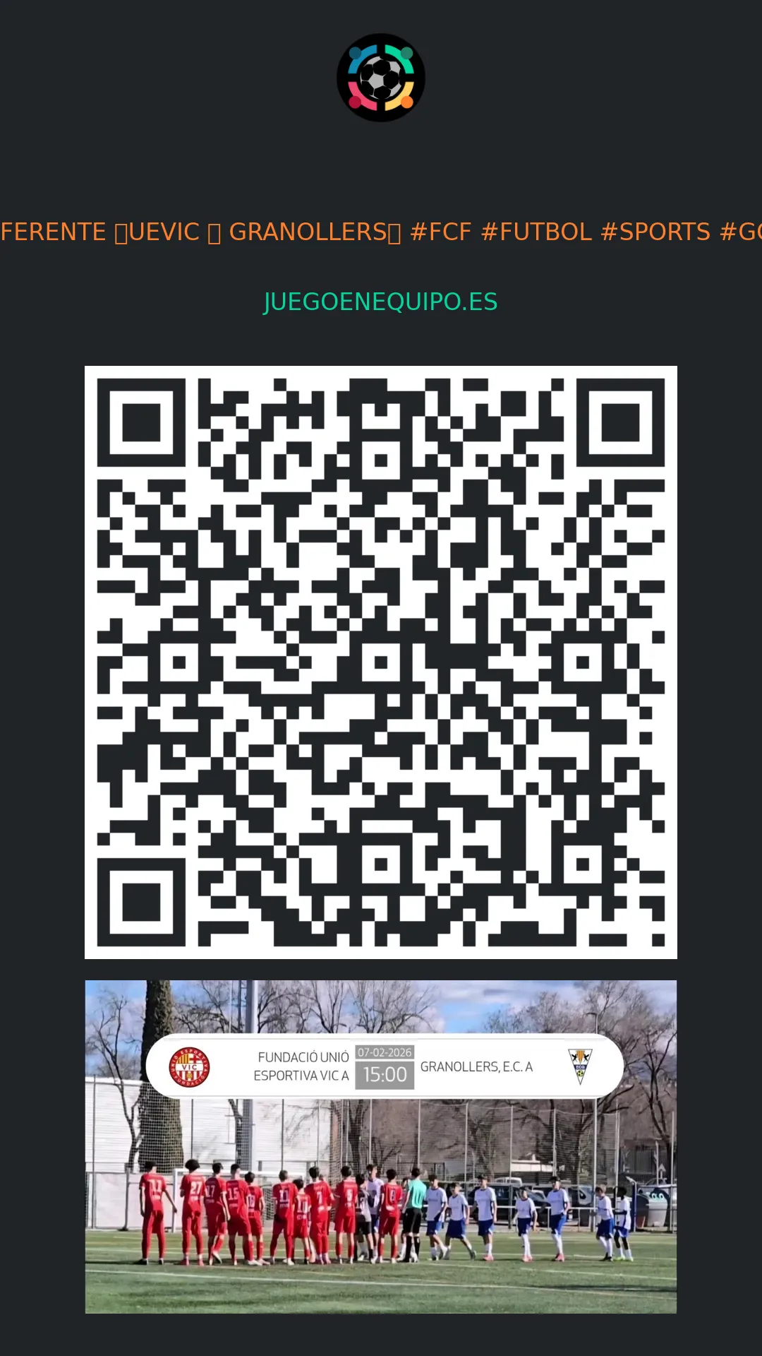 QR de la página