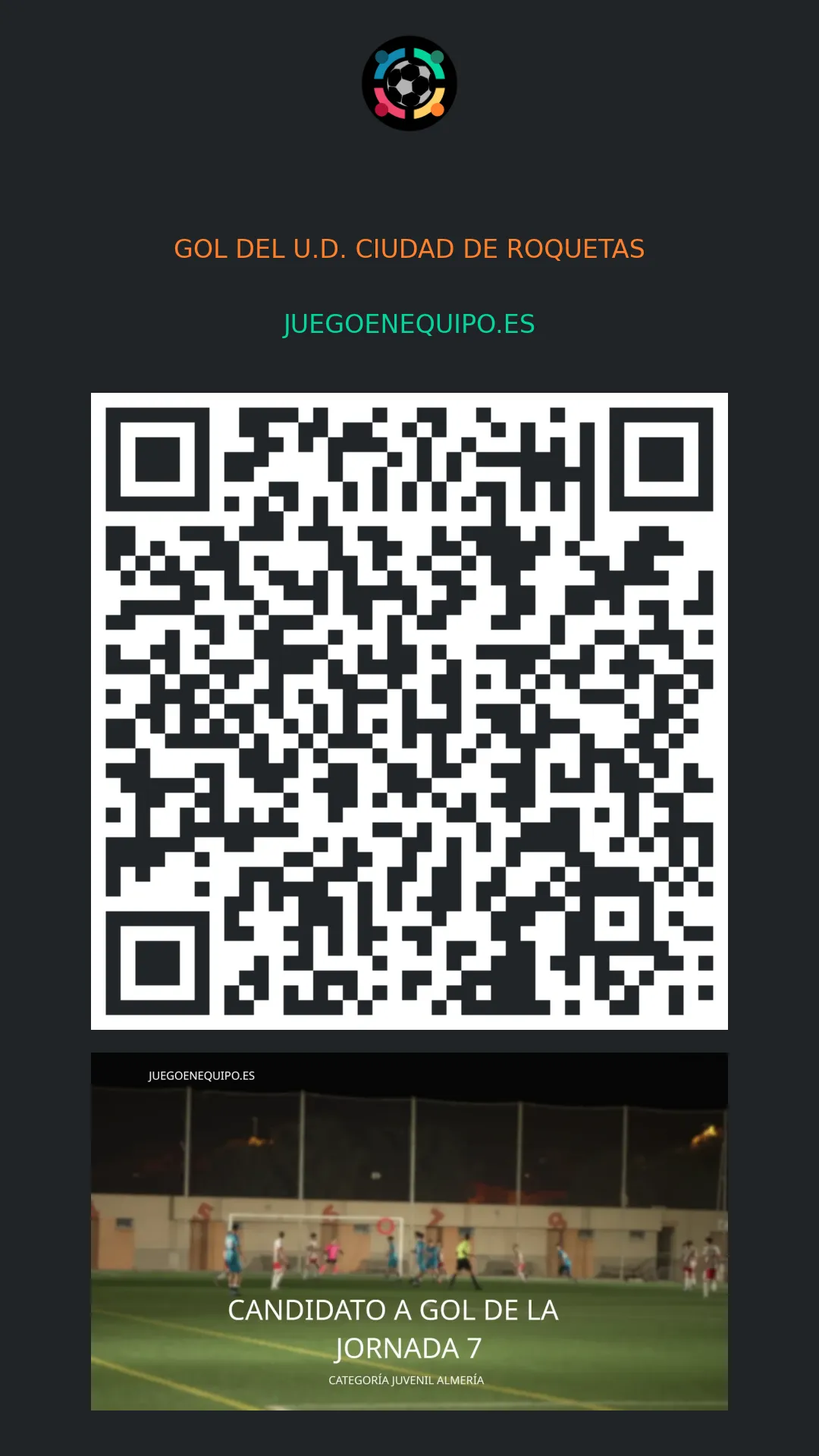 QR de la página