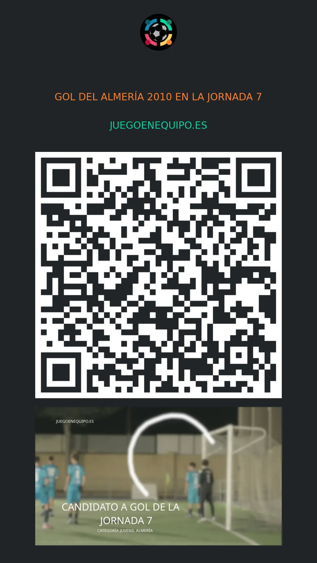 QR de la página