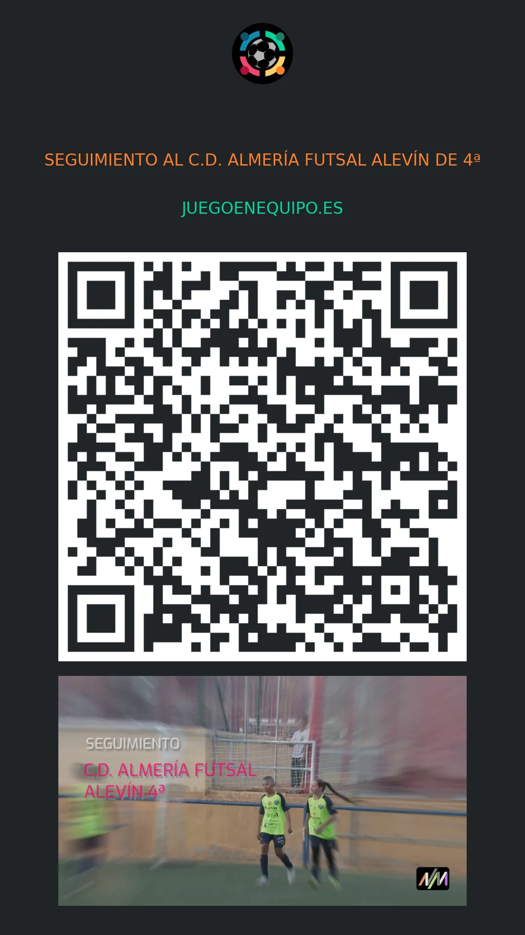 QR de la página