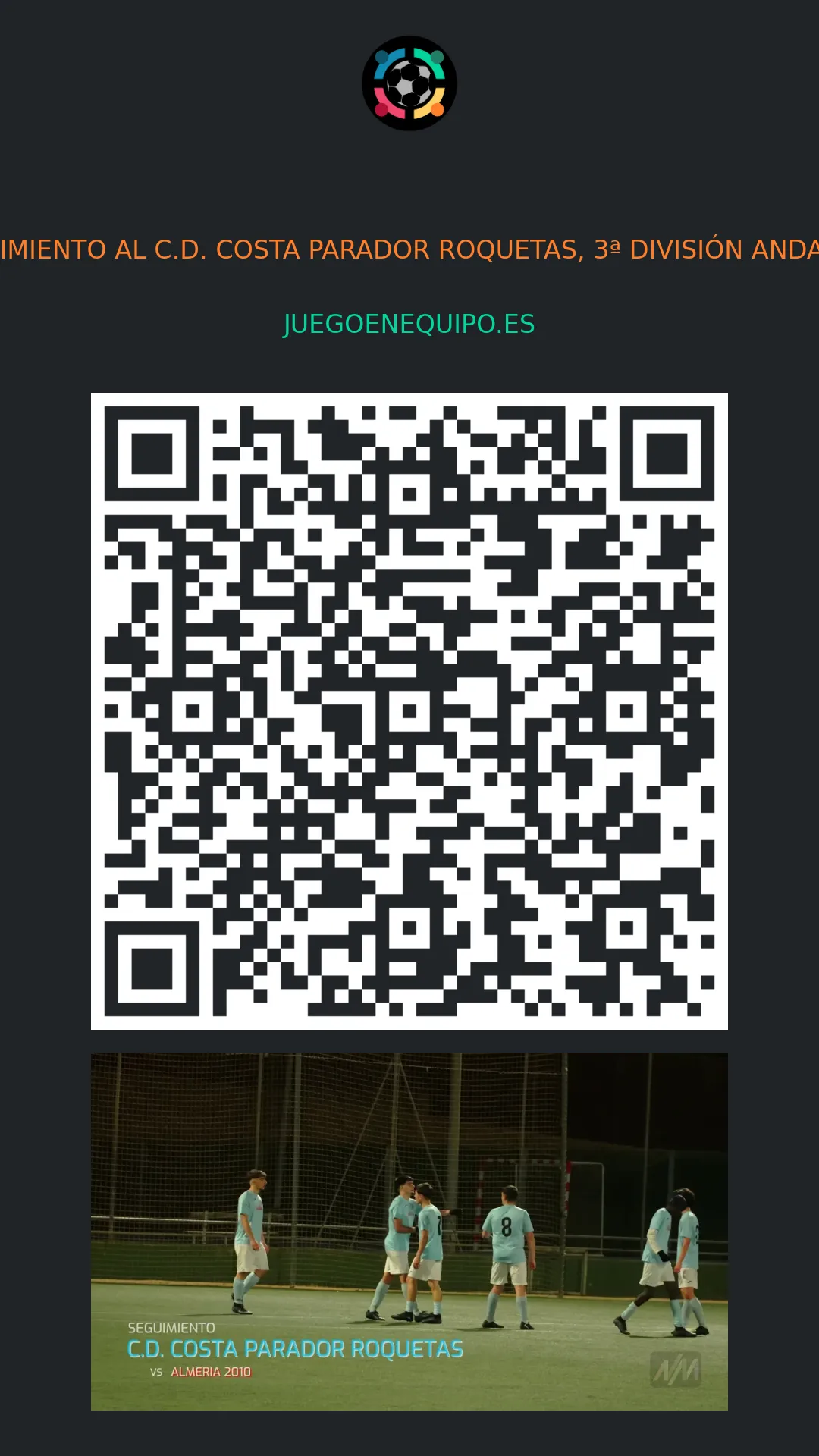QR de la página