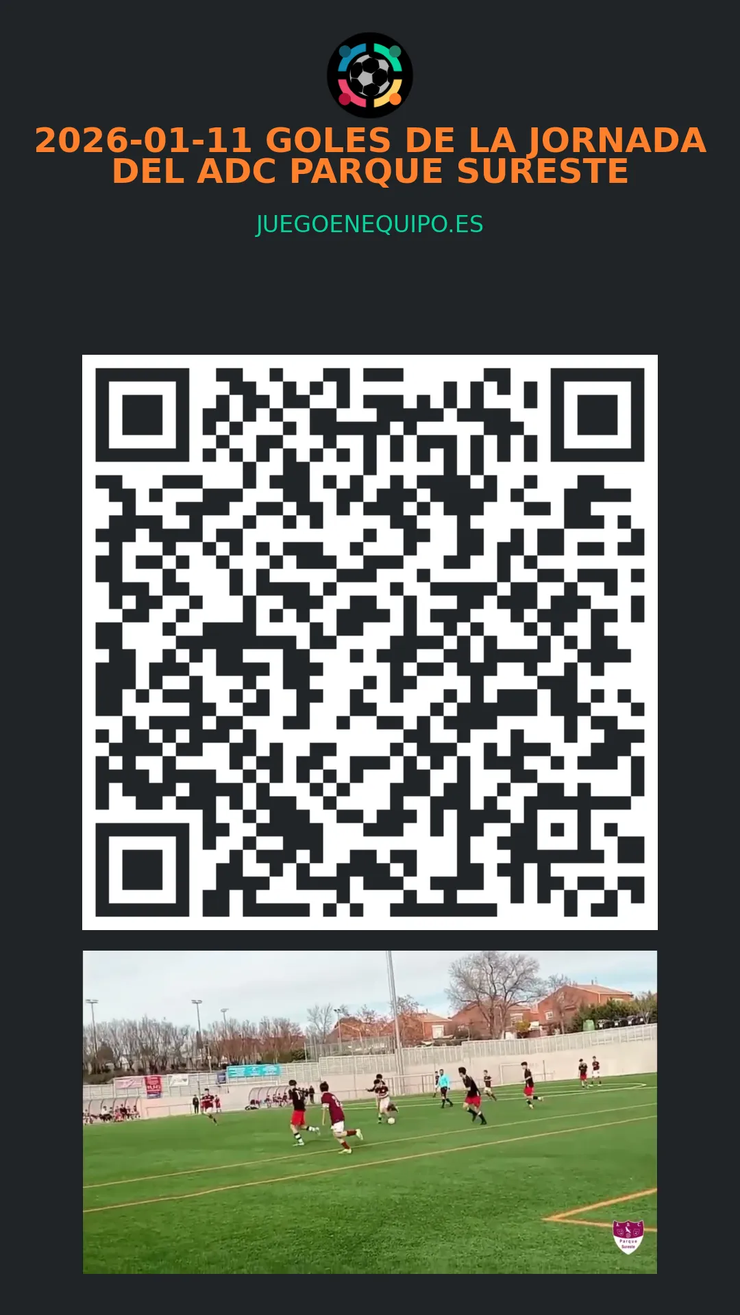 QR de la página