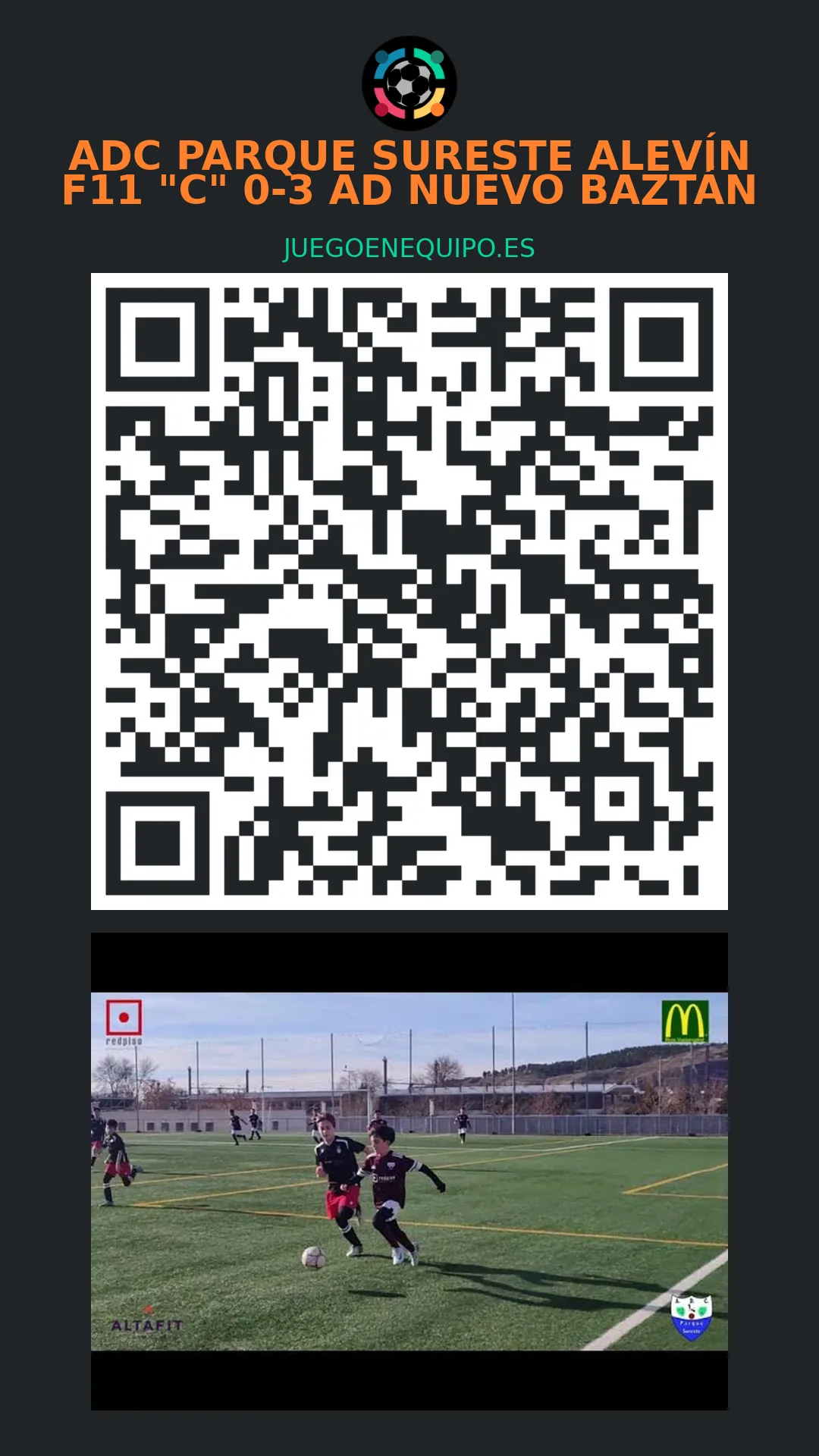 QR de la página