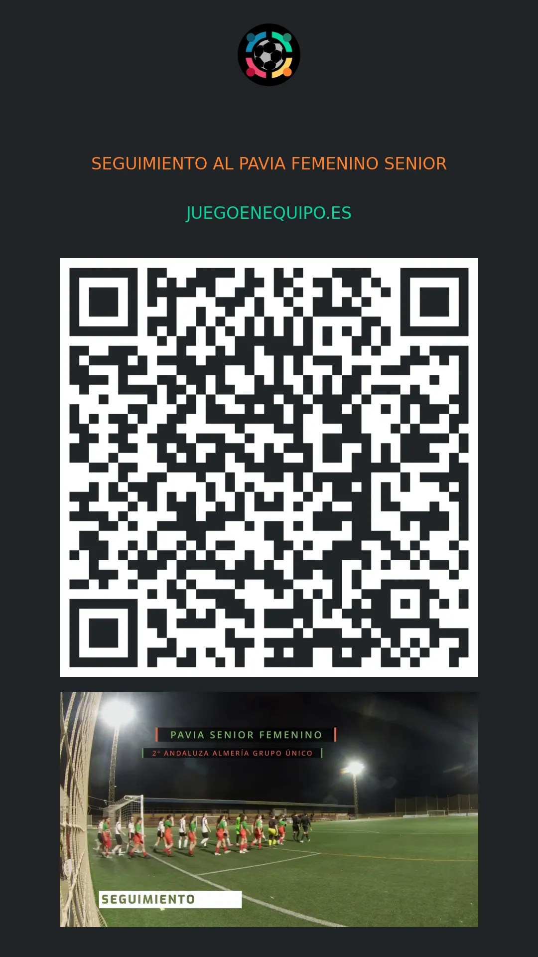 QR de la página