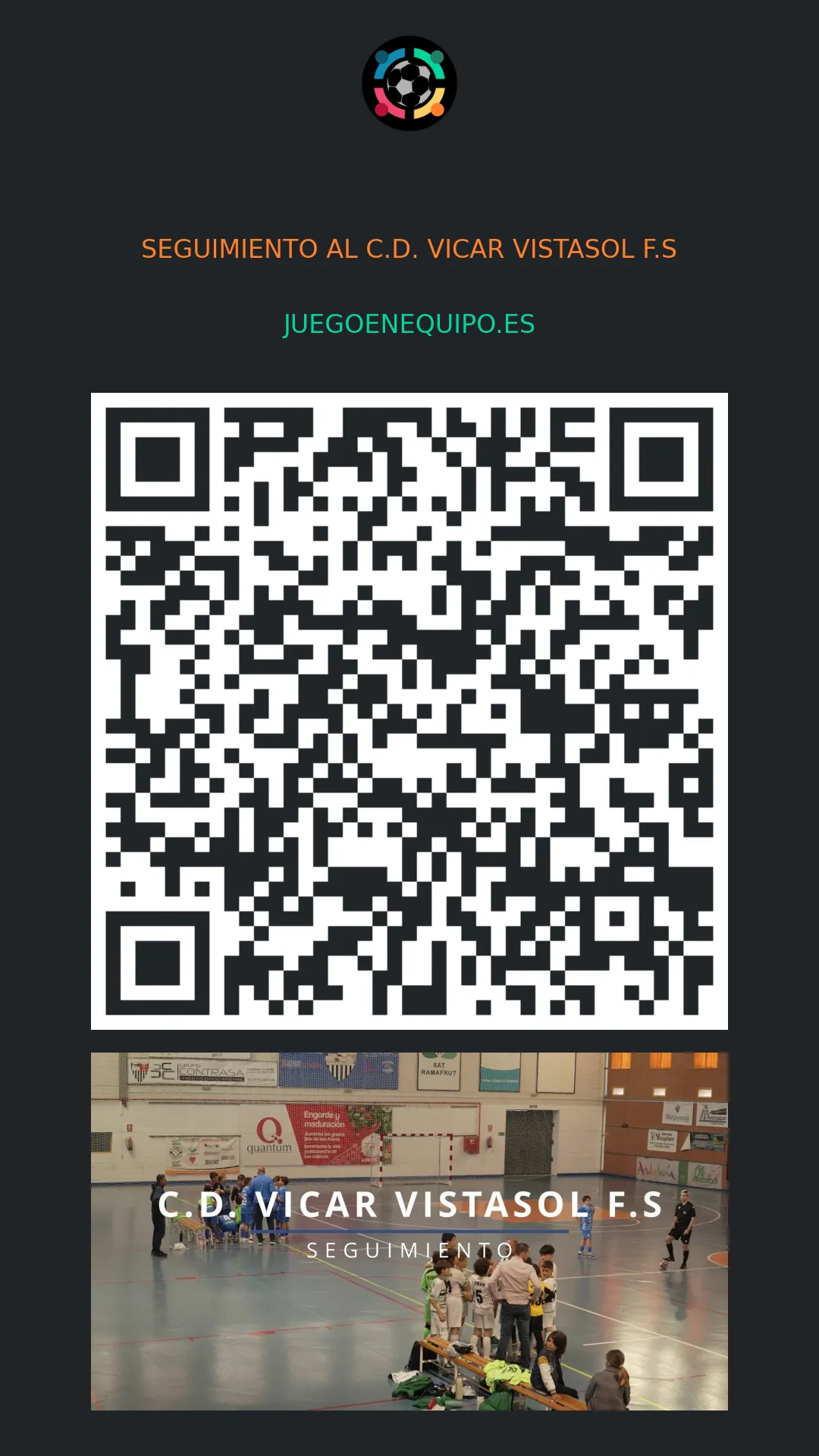 QR de la página