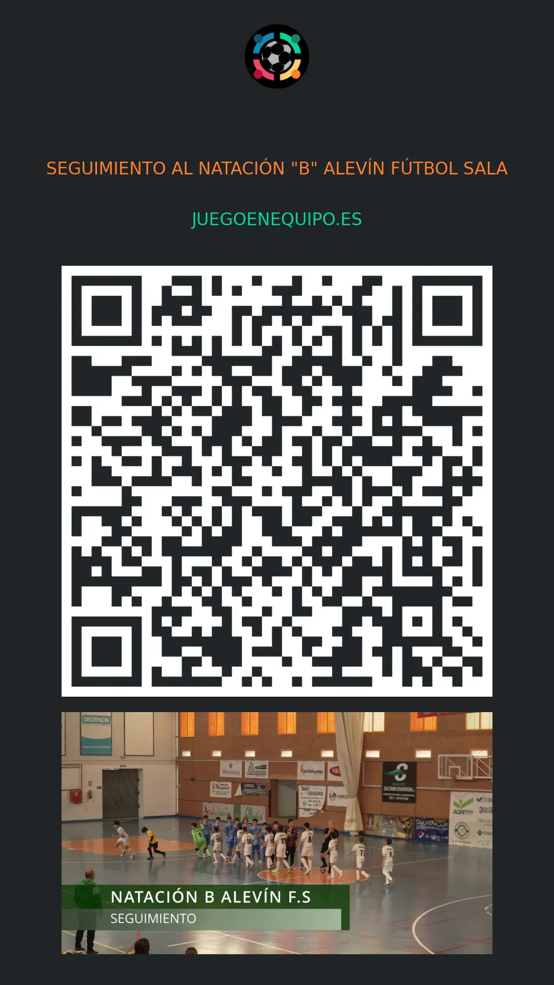 QR de la página
