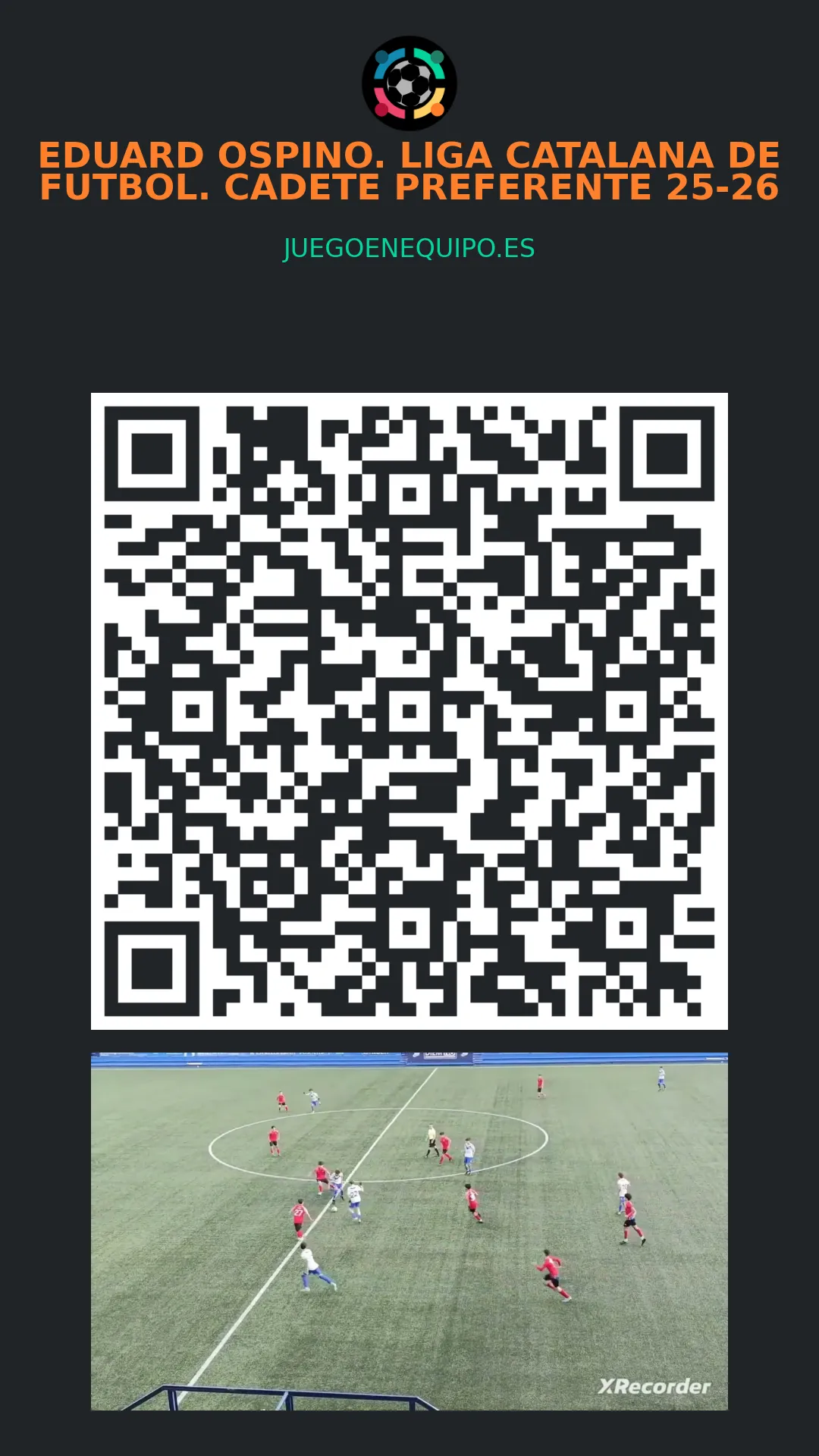 QR de la página