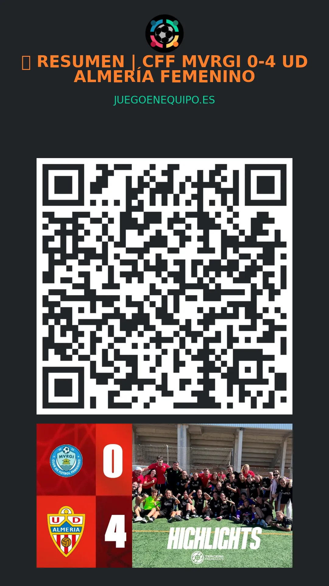 QR de la página