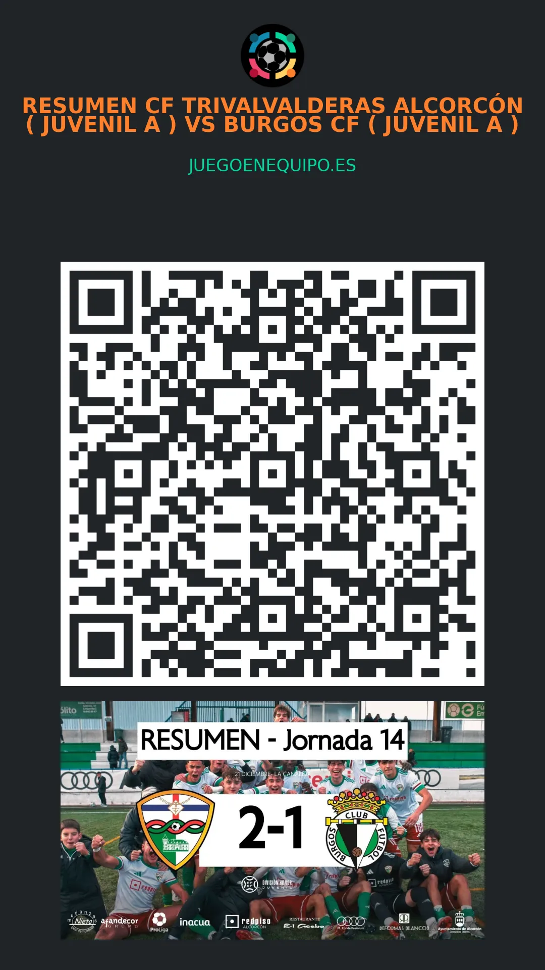 QR de la página