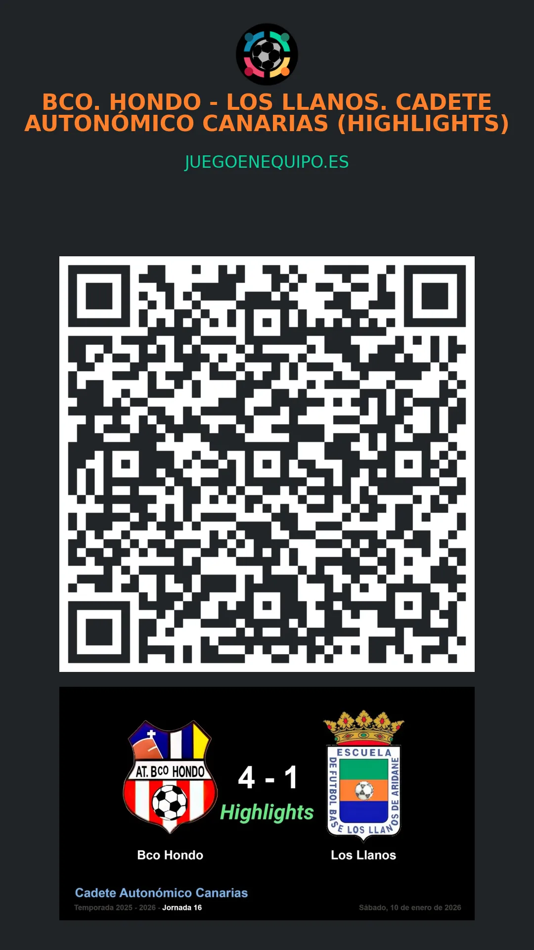 QR de la página
