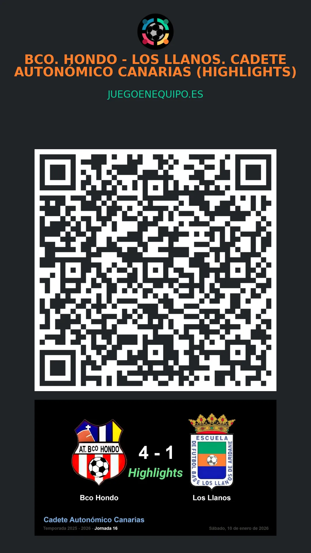 QR de la página