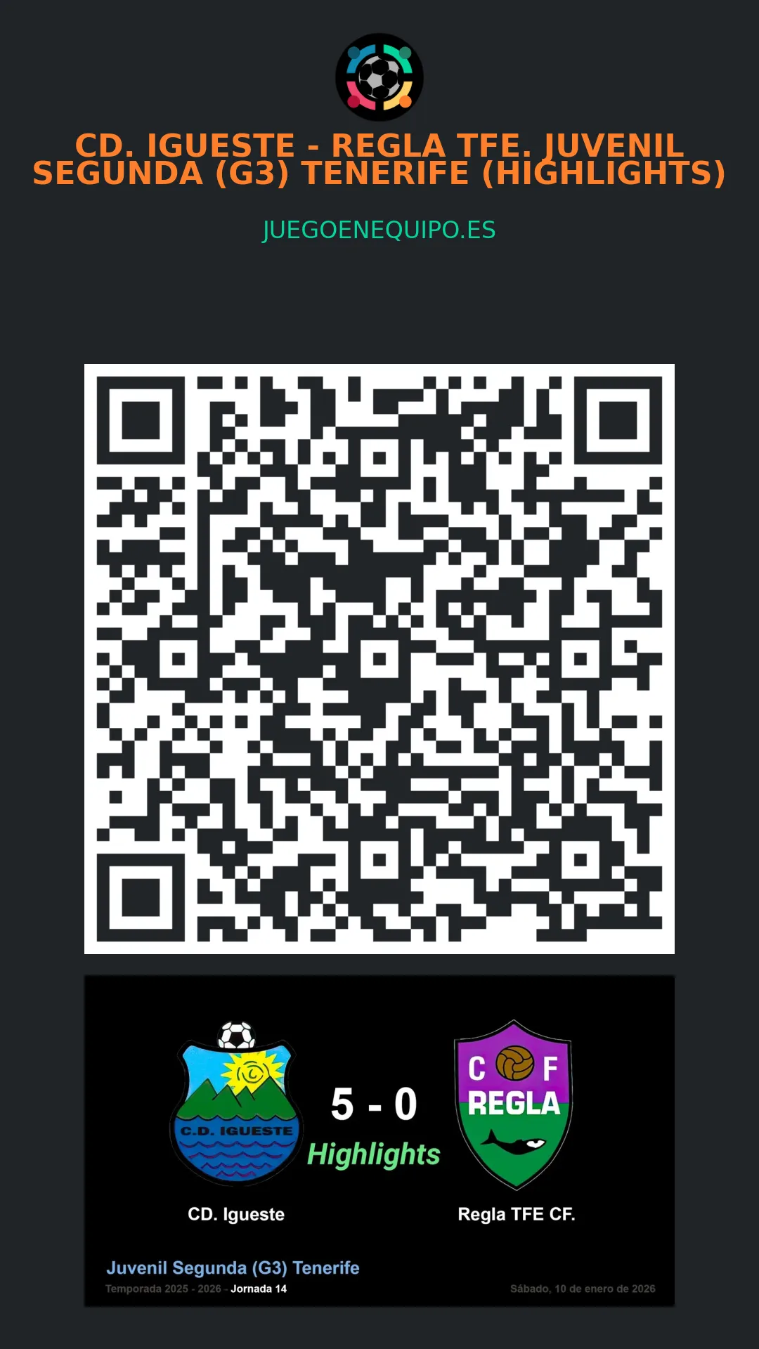 QR de la página