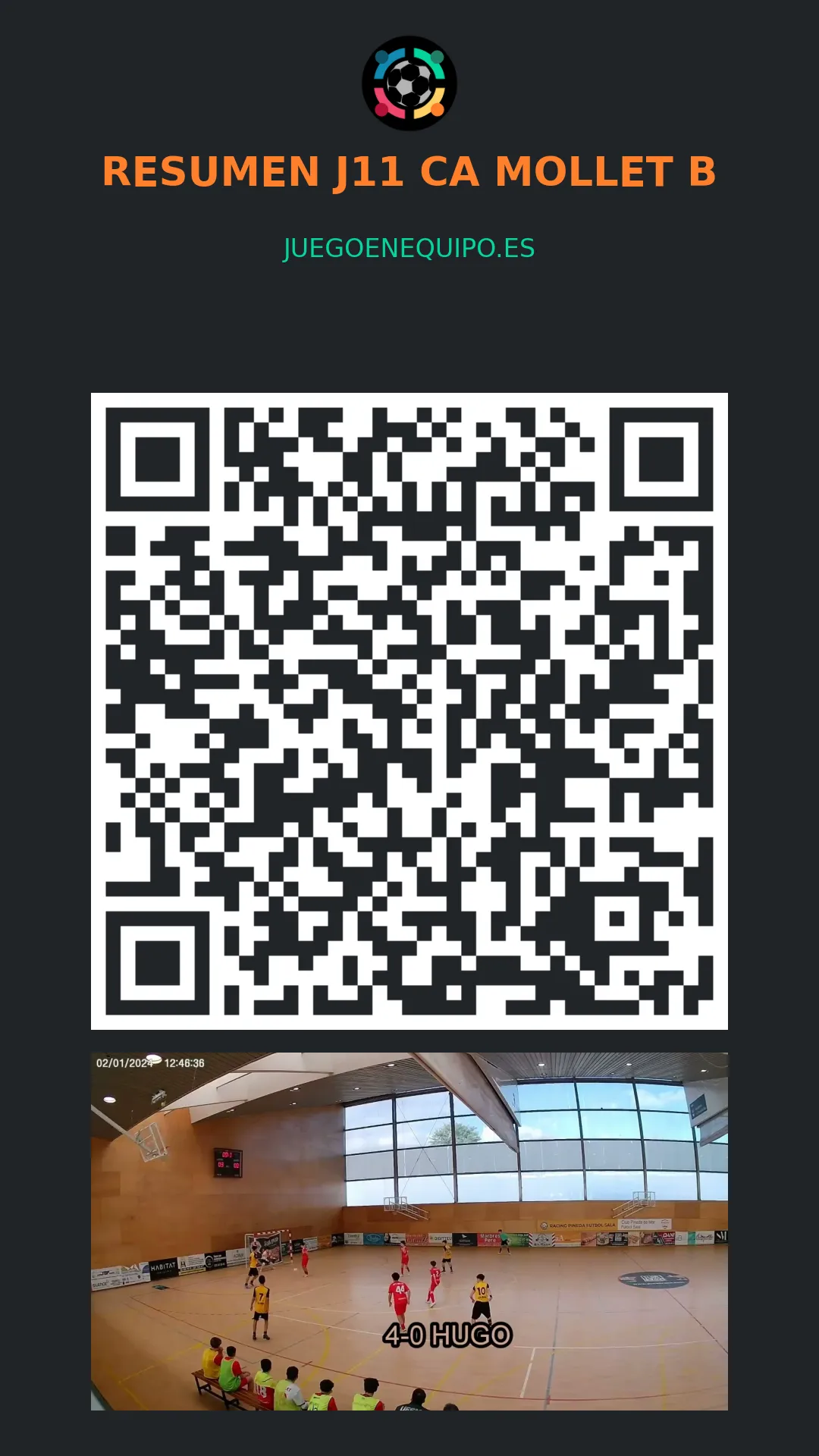 QR de la página