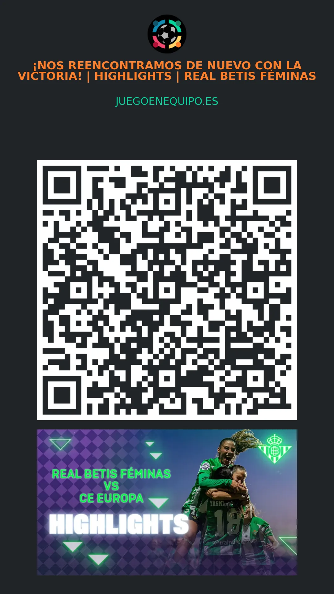 QR de la página