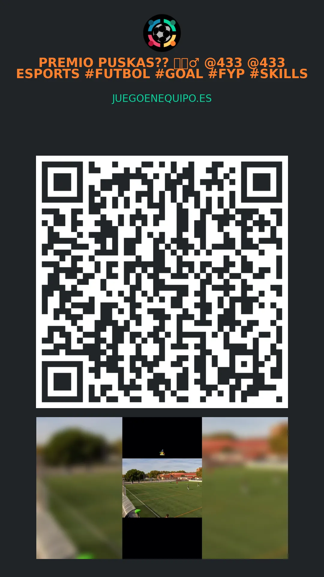 QR de la página