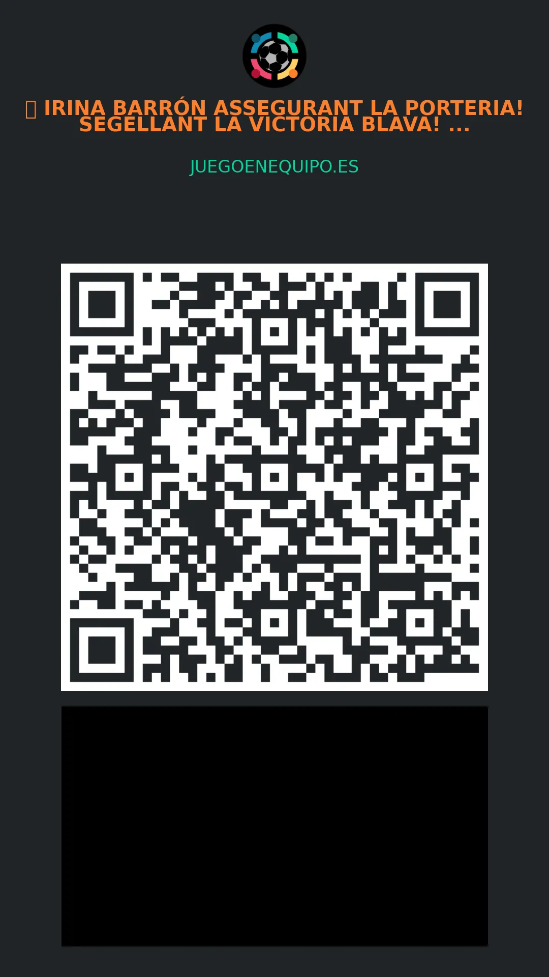 QR de la página