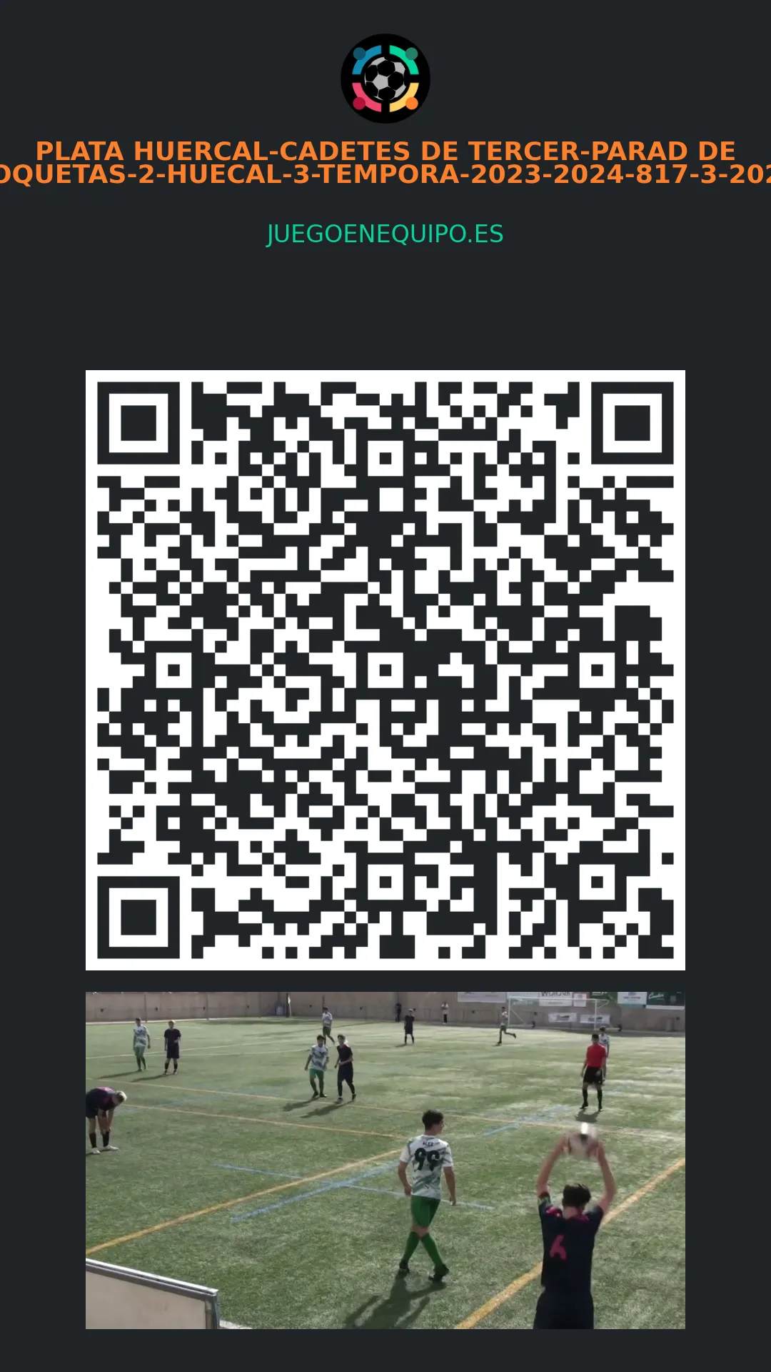 QR de la página