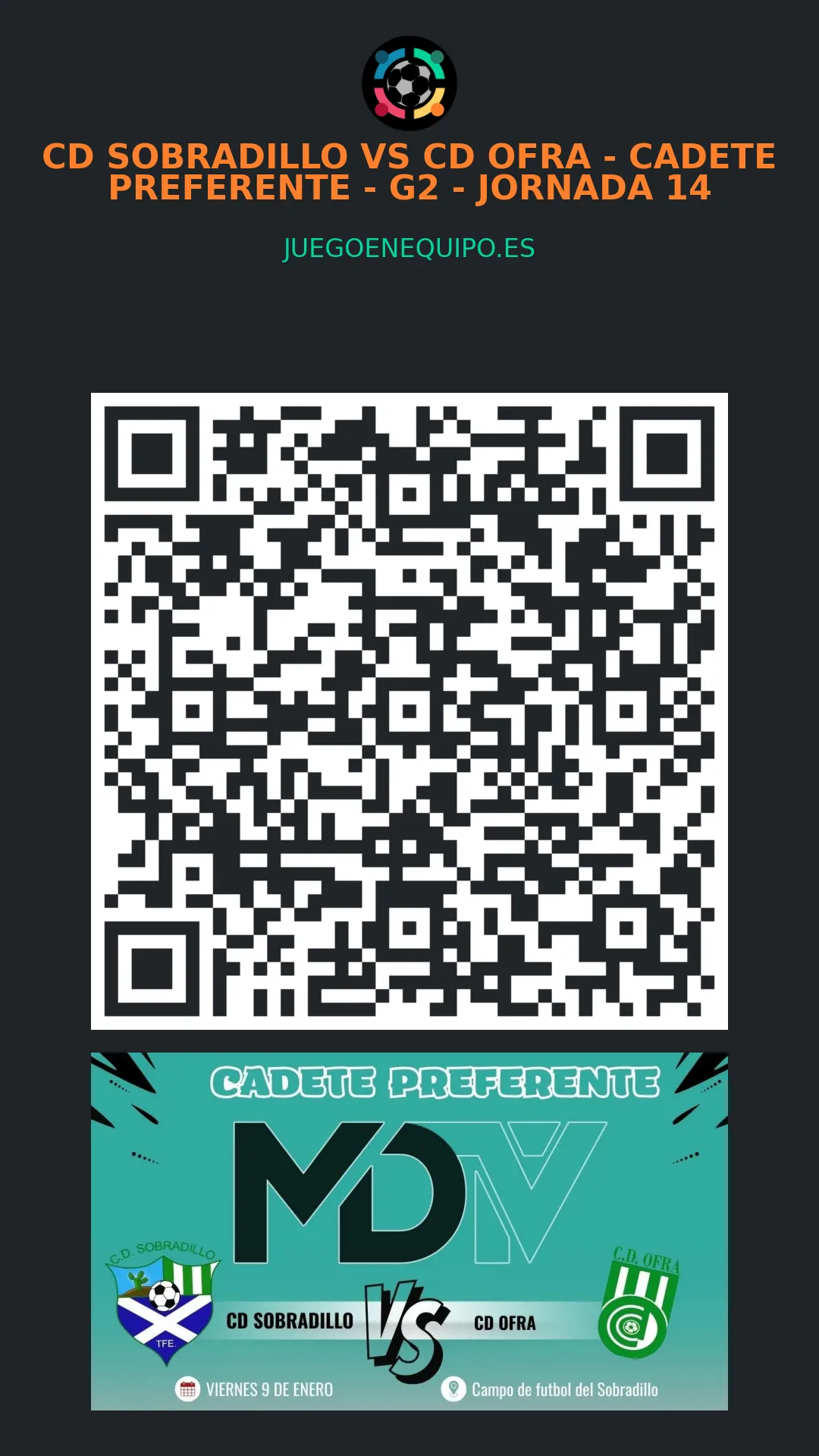 QR de la página